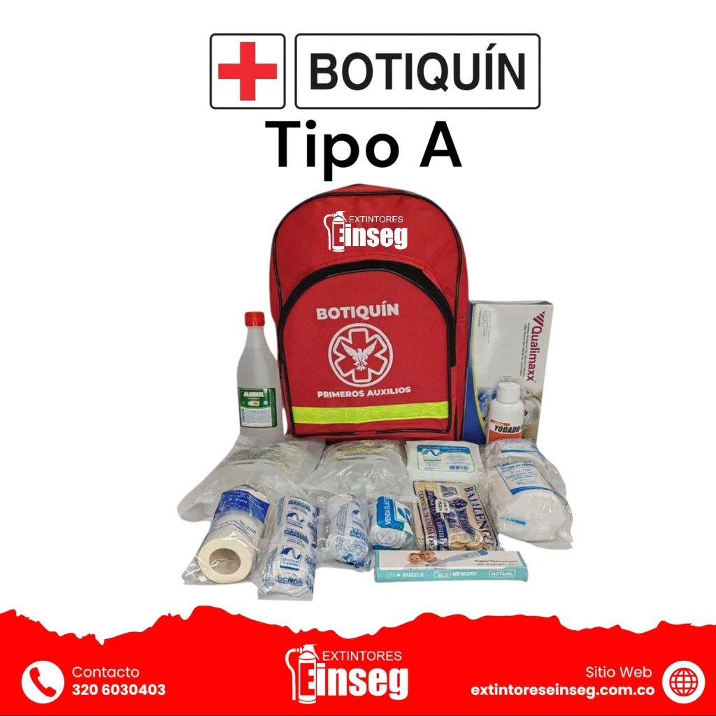 Botiquín de primeros auxilios Tipo A en Caldas